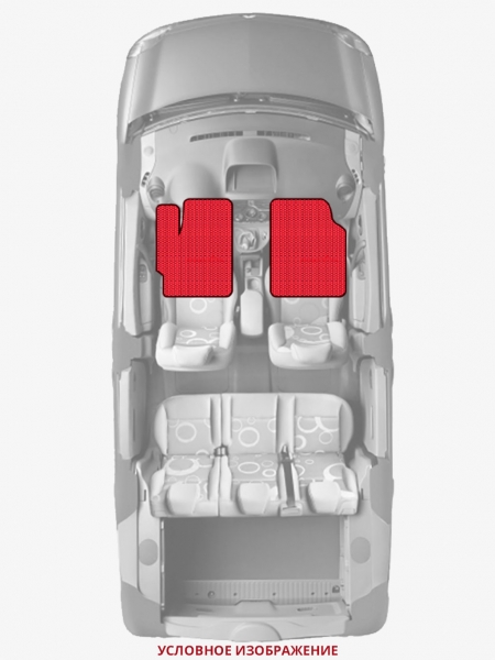 ЭВА коврики «Queen Lux» передние для Chevrolet Tahoe (GMT K2UXX)