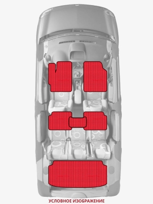 ЭВА коврики «Queen Lux» комплект для Volkswagen Derby