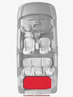 ЭВА коврики «Queen Lux» багажник для Honda Prelude (AB, BA1/2/3/6, BB)
